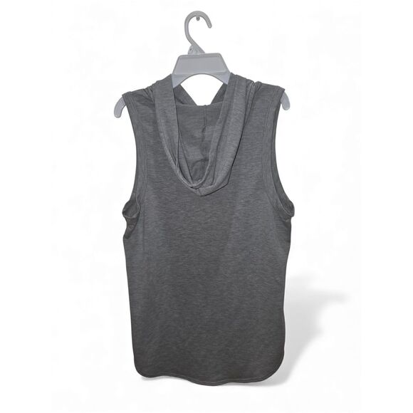 Madrag Sleeveless Graphic Hoodie Size Small Gray Pre-Owned Teen Adult - Picture 3 of 8